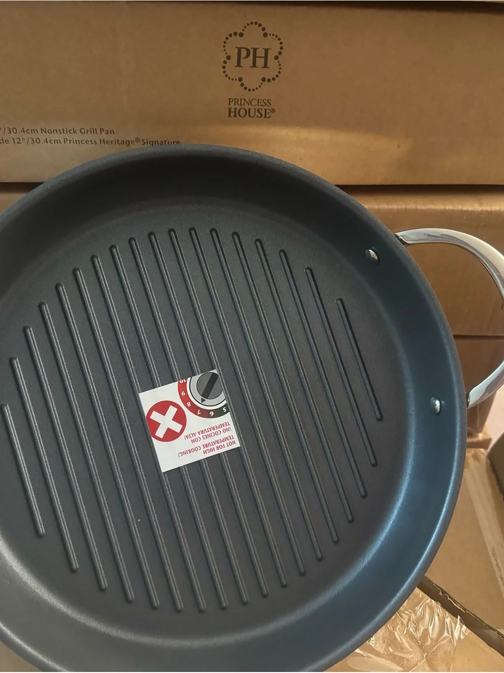 Princess House Nonstick Grill Pan - Black